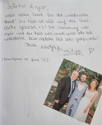 Hochzeits DJ Manheim Hochzeit Kundenbewertung